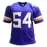 Eric Kendricks Autographed Pro Style Purple Football Jersey (JSA) - RSA