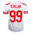 Javon Kinlaw Signed San Francisco White Football Jersey (Beckett) - RSA