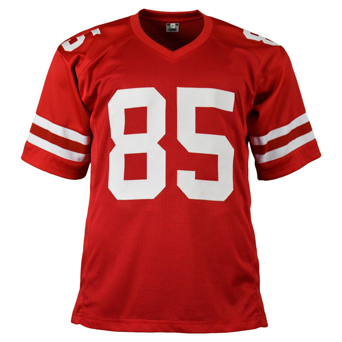 George Kittle Signed Pro-Edition Red Football Jersey (Beckett) - RSA