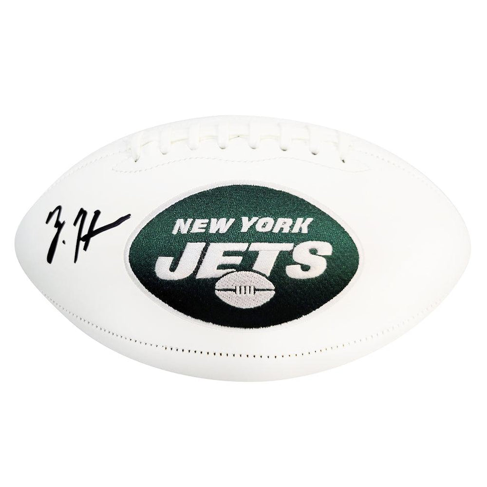 Zonovan Knight Signed New York Jets Official NFL Team Logo Football (JSA) - RSA