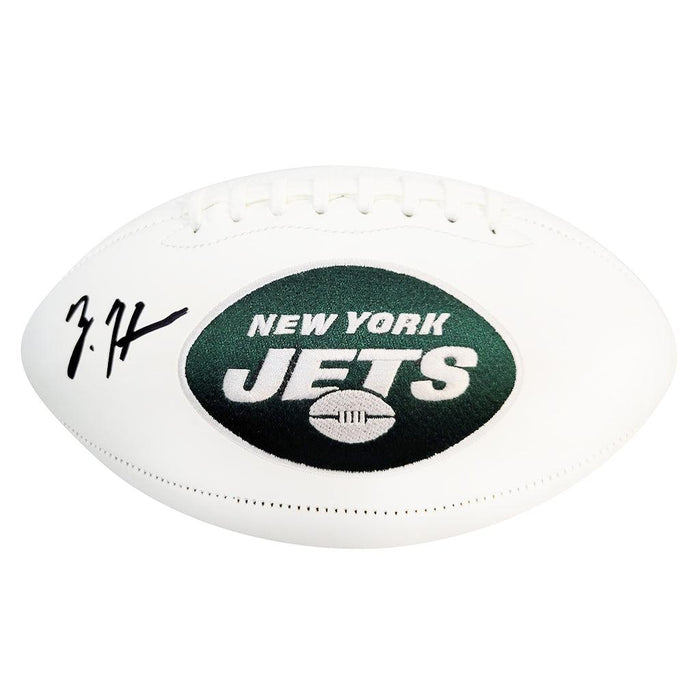 Zonovan Knight Signed New York Jets Official NFL Team Logo Football (JSA) - RSA