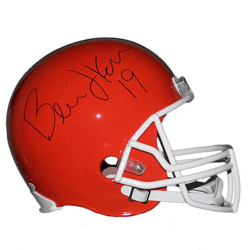 Bernie Kosar Autographed Cleveland Browns Full Size Football Helmet (JSA) - RSA