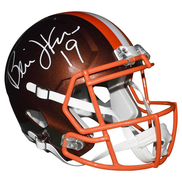 Bernie Kosar Signed Cleveland Browns Flash Speed Full-Size Replica Football Helmet (JSA) - RSA