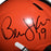 Bernie Kosar Signed Cleveland Browns Speed Full-Size Replica Orange Football Helmet (JSA) - RSA