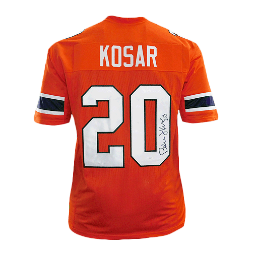 Bernie Kosar Signed College Edition Football Jersey Orange (JSA) - RSA