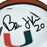 Bernie Kosar Signed Miami Hurricanes Speed Mini Replica White Football Helmet (JSA) - RSA