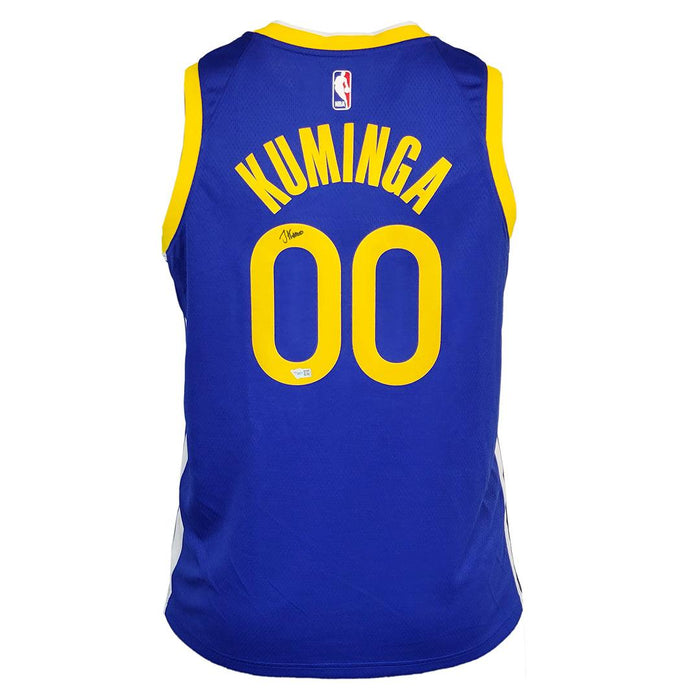 Jonathan Kuminga Signed Warriors Nike Swingman Blue Jersey (Fanatics) - RSA