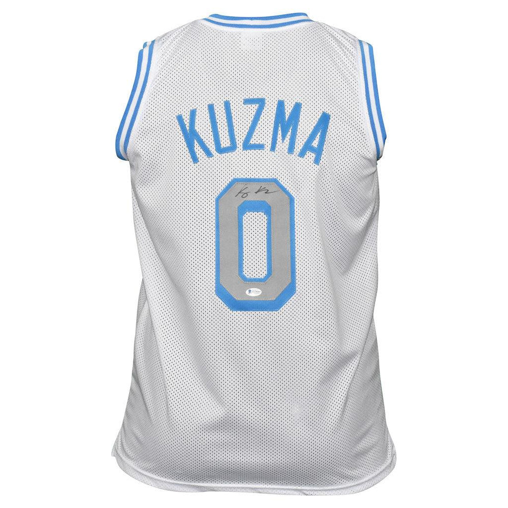 Kyle Kuzma Signed Los Angeles Pro White Alternate Basketball Jersey  (Beckett)