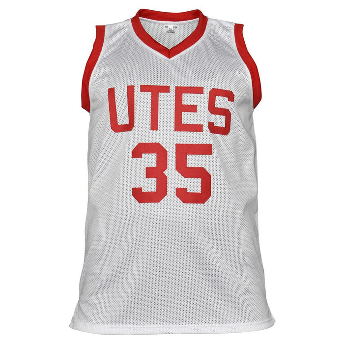 Kyle Kuzma Signed Utah College White Basketball Jersey (Beckett)