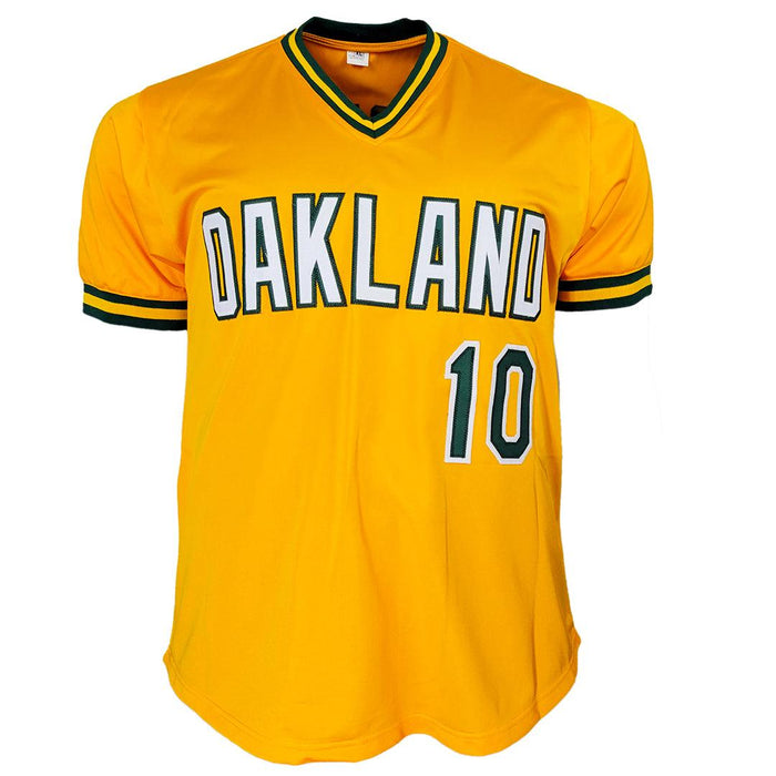 Tony LaRussa Signed Oakland Yellow Baseball Jersey (JSA) - RSA