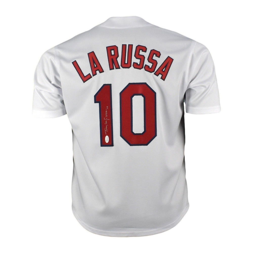 Tony La Russa Signed St. Louis White Jersey (JSA) - RSA