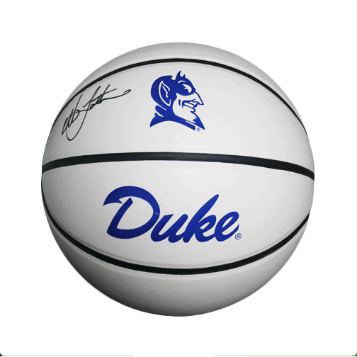 Christian Laettner Signed Duke Blue Devils College Basketball (JSA) - RSA