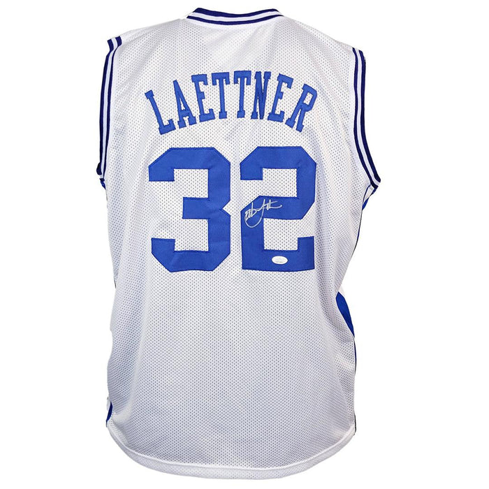 Christian Laettner Autographed Special Edition "The Shot" College Basketball Jersey White (JSA) - RSA