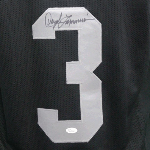 Daryle Lamonica Oakland Raiders Autographed Football Jersey Black (JSA) - RSA