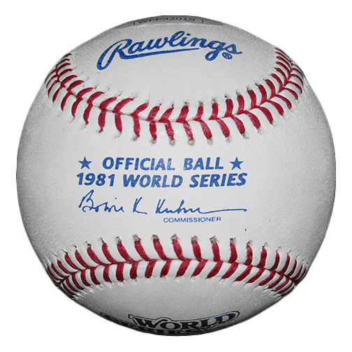 Tommy Lasorda Autographed Official Major League World Series 1981 Baseball (JSA) - RSA