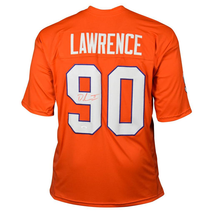 Dexter Lawrence Signed Clemson Pro Orange Football Jersey (JSA) - RSA