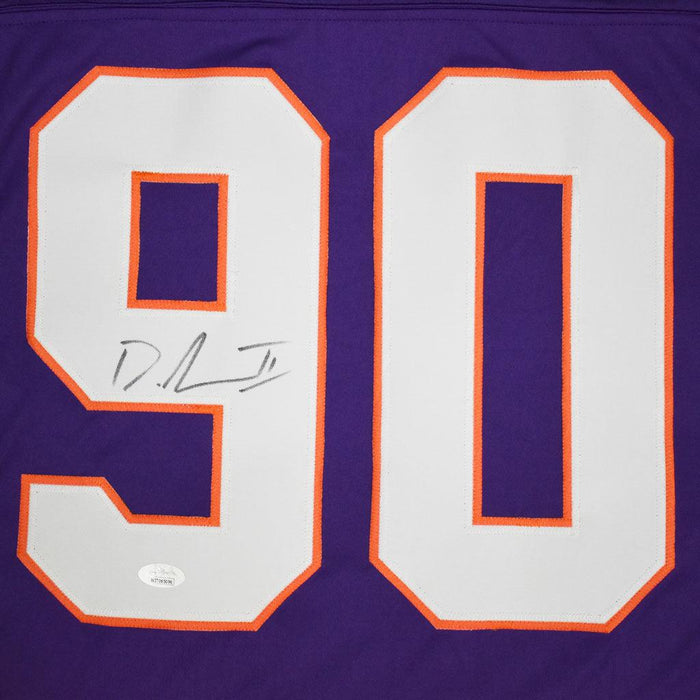 Dexter Lawrence Signed Clemson Pro Purple Football Jersey (JSA) - RSA