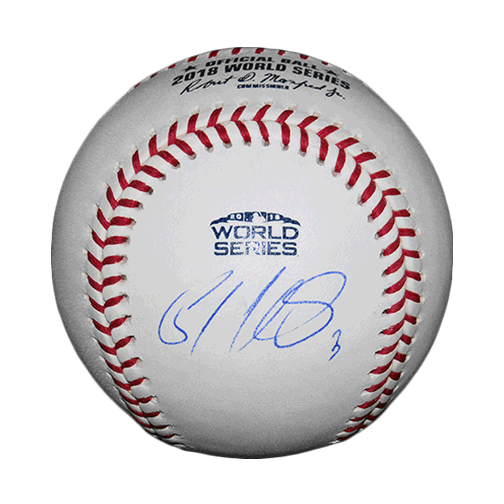 Sandy Leon Autographed 2018 World Series Official Major League Baseball JSA - RSA