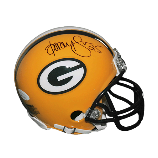 Dorsey Levens Autographed Green Bay Packers Football Mini Helmet (JSA) - RSA