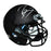 Ray Lewis Signed Miami Hurricanes Mini Schutt Replica Black Chrome Football Helmet (JSA) - RSA