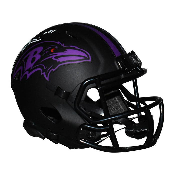 Jamal Lewis Signed Baltimore Ravens Eclipse Speed Mini Replica Football Helmet (JSA) - RSA