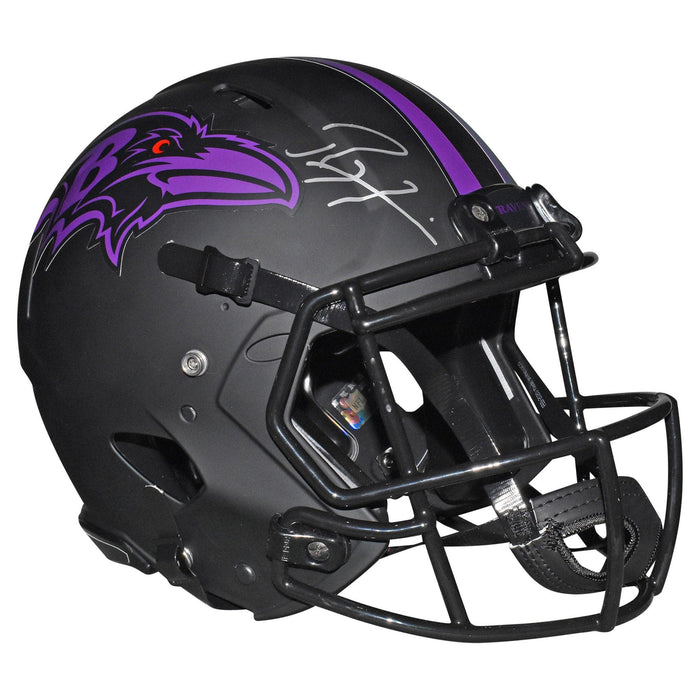 Ray Lewis Signed Baltimore Ravens Authentic Eclipse Speed Full-Size Football Helmet (JSA) - RSA