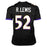 Ray Lewis Signed R. Lewis Baltimore Pro Black Football Jersey (JSA) - RSA