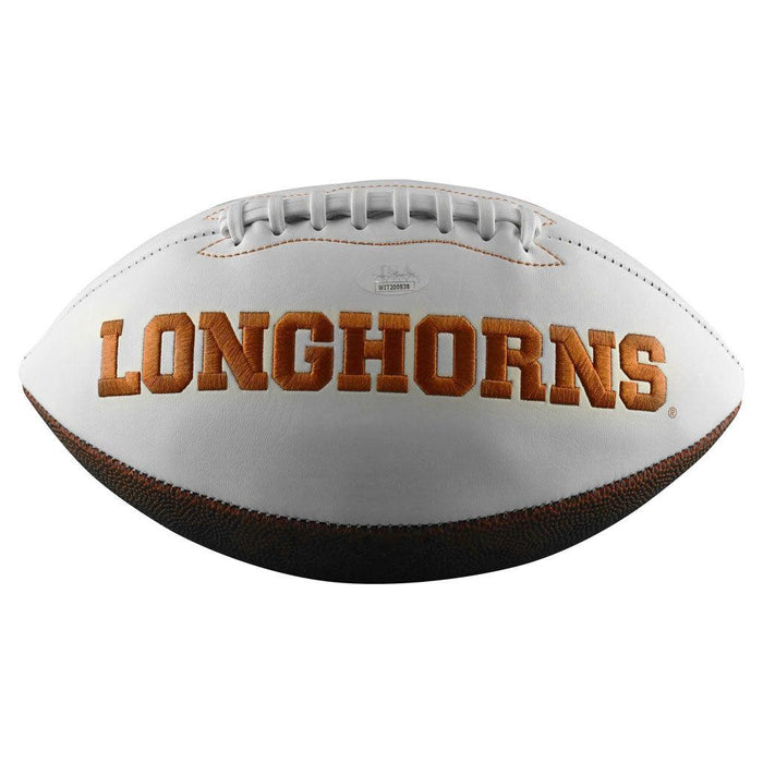 Ricky Williams Signed 98 Heisman Inscription Texas Longhorns Official NFL Team Logo Football (JSA) - RSA