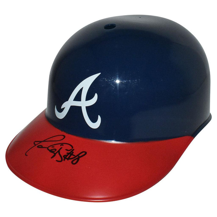 Javy Lopez Signed Atlanta Braves Souvenir MLB Baseball Batting Helmet (JSA) - RSA