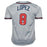 Javy Lopez Signed Atlanta Grey Baseball Jersey (JSA) - RSA