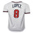 Javy Lopez Signed Atlanta White Baseball Jersey (JSA) - RSA