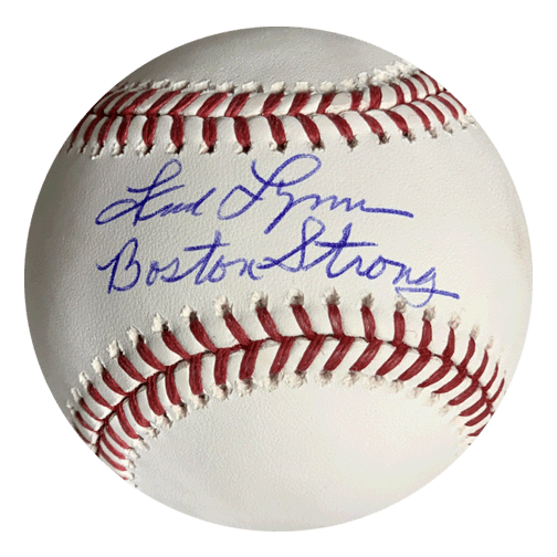 Fred Lynn Autographed Official Rawlings Baseball (JSA) "Boston Strong" Inscription Included! - RSA