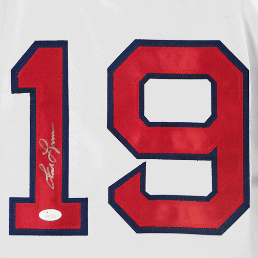 Fred Lynn Autographed Throwback Pro Style Baseball Jersey White (JSA) - RSA