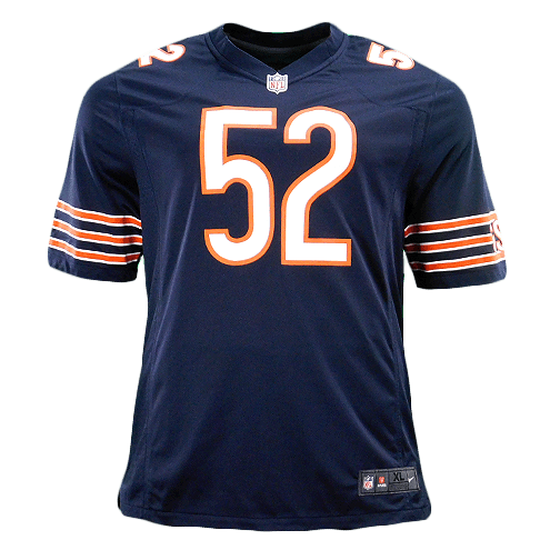 Khalil Mack Signed Authentic NFL Chicago Bears Blue Football Jersey (Beckett) - RSA