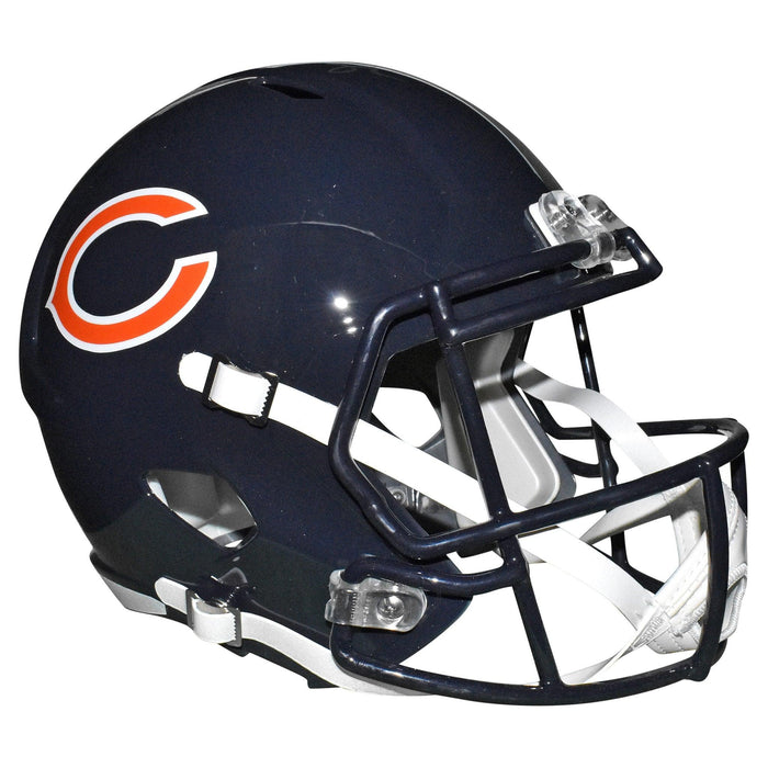 Khalil Mack Signed Chicago Bears Speed Full-Size Replica Blue Football Helmet (JSA) - RSA