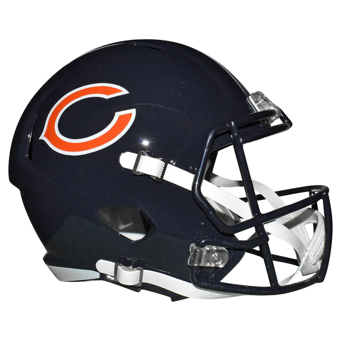 Khalil Mack Signed Chicago Bears Speed Full-Size Replica Blue Football Helmet (JSA) - RSA
