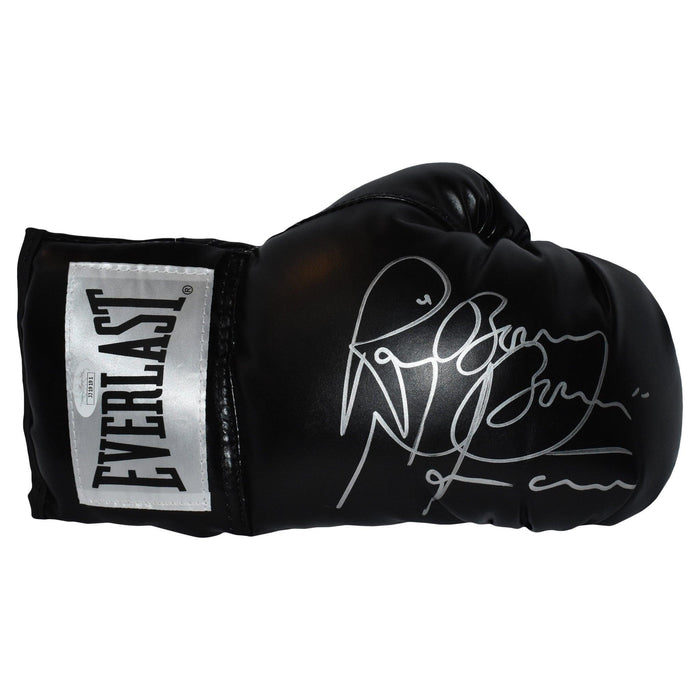Ray "Boom Boom" Mancini Autographed Boxing Glove Black (JSA) - RSA