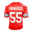 Nick Mangold Signed Ohio State College Red Football Jersey (JSA) - RSA