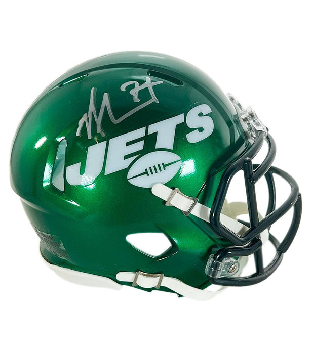 Nick Mangold Signed New York Jets Speed Mini Football Helmet (JSA) - RSA