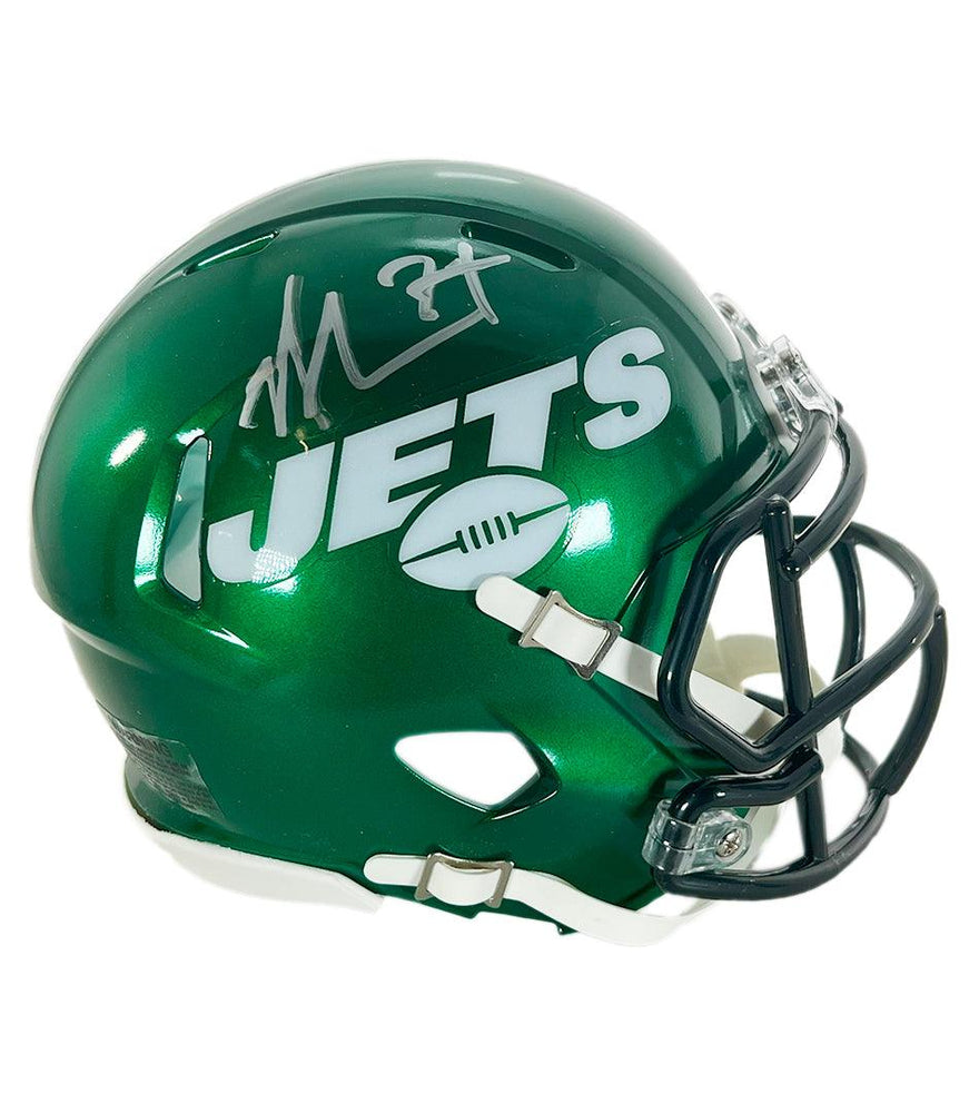 Nick Mangold Signed New York Jets Speed Mini Football Helmet (JSA)