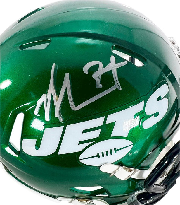 Nick Mangold Signed New York Jets Speed Mini Football Helmet (JSA) — RSA