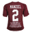 Johnny Manziel Maroon Autographed College Style STAT Football Jersey JSA - RSA