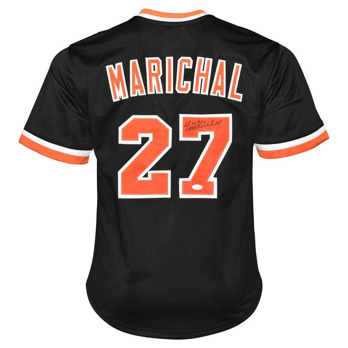 Juan Marichal Signed San Francisco Black Baseball Jersey (JSA) - RSA