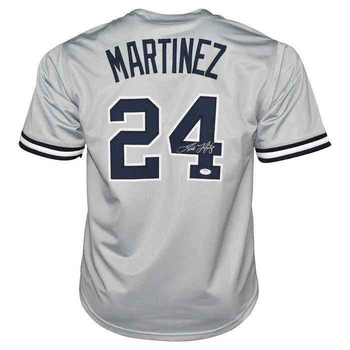 Tino Martinez Signed New York Grey Baseball Jersey (PSA) - RSA