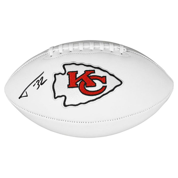 Tyrann Mathieu Signed Kansas City Chiefs Official NFL Team Logo Football (JSA) - RSA