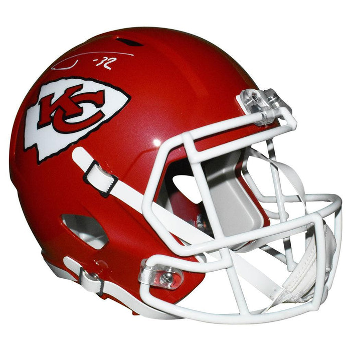 Tyrann Mathieu Signed Kansas City Chiefs Speed Full-Size Replica Red Football Helmet (JSA) - RSA