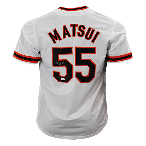 Hideki Matsui Signed Tokyo White Baseball Jersey (JSA) - RSA
