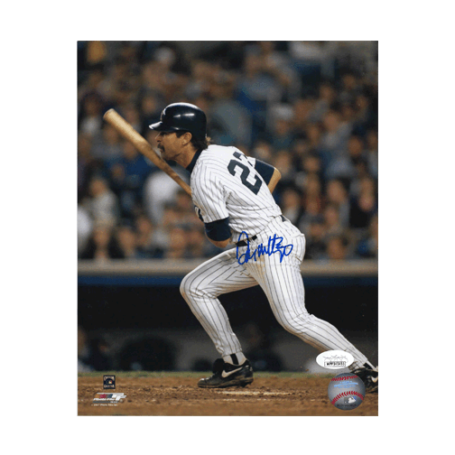 Don Mattingly Autographed New York Yankees Baseball 8x10 Photo POSE 3 (JSA) - RSA