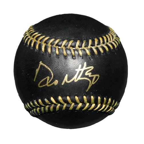 Don Mattingly Signed Rawlings Official MLB Black & Gold Baseball (JSA) - RSA