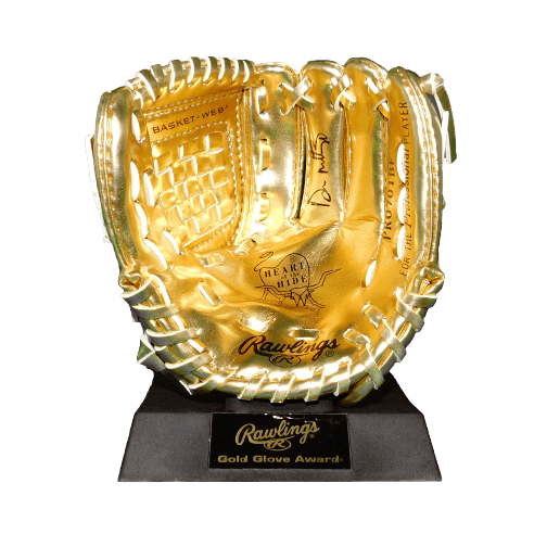 Don Mattingly Signed Rawlings Mini Gold Glove (JSA) - RSA